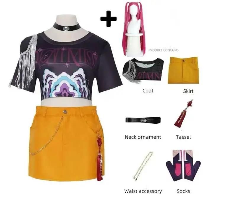 Halloween Kids Child Rumi Cosplay Costume Mira Zoe Carnival Halloween Party Costumes Anime Masquerade