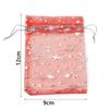 10Pcs Transparent Drawstring Gifts Bag  Wedding Christmas Candy Gift Bags Jewelry Storage