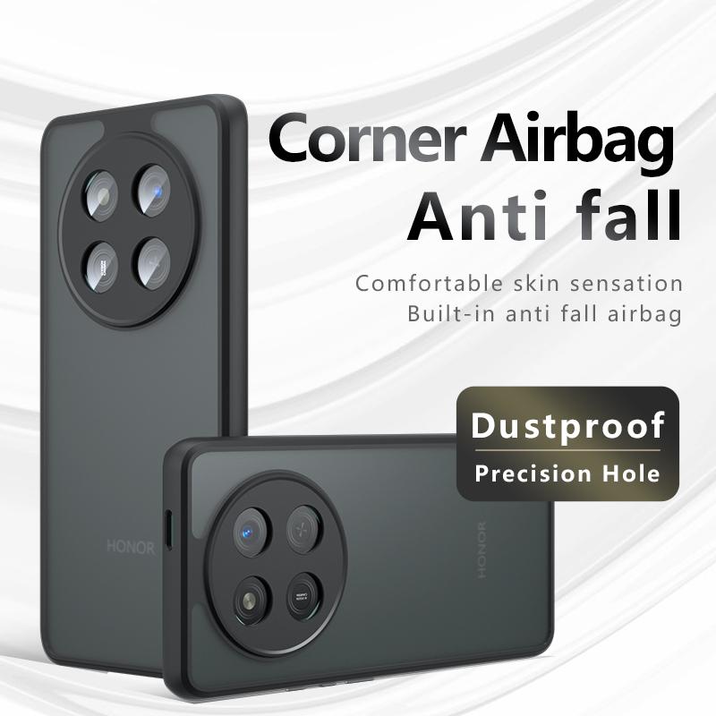 Для Huawei Honor X9C X9 C чехол роскошный бронированный акриловый матовый прозрачный чехол для Honor X60 Pro X60Pro противоударный матовый бампер HonorX9C