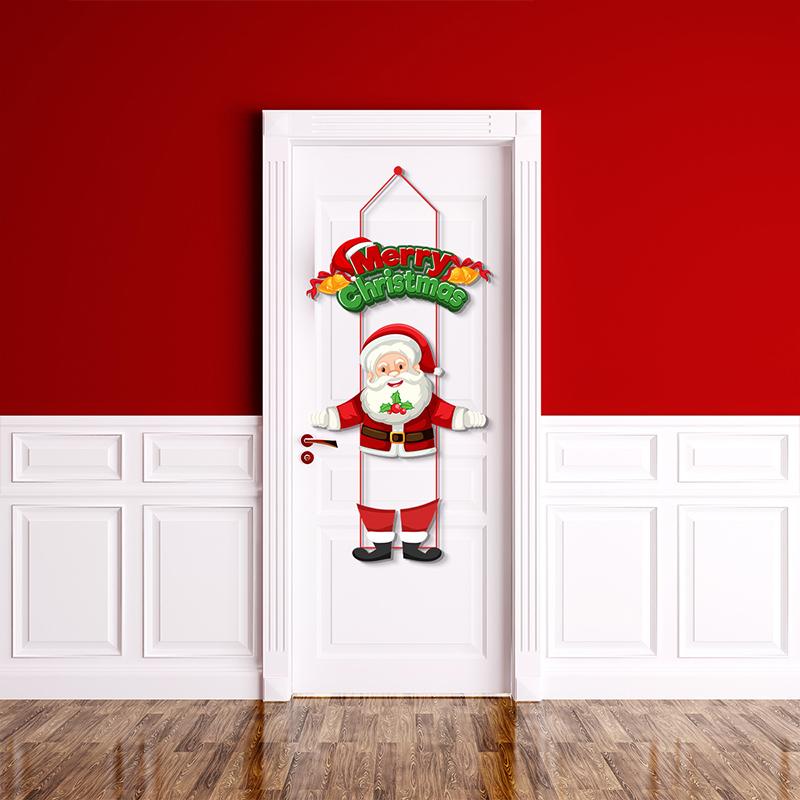 Merry Christmas Hanging Decorations Europe Pendant The United States Christmas New Party Decorative Door Hanging