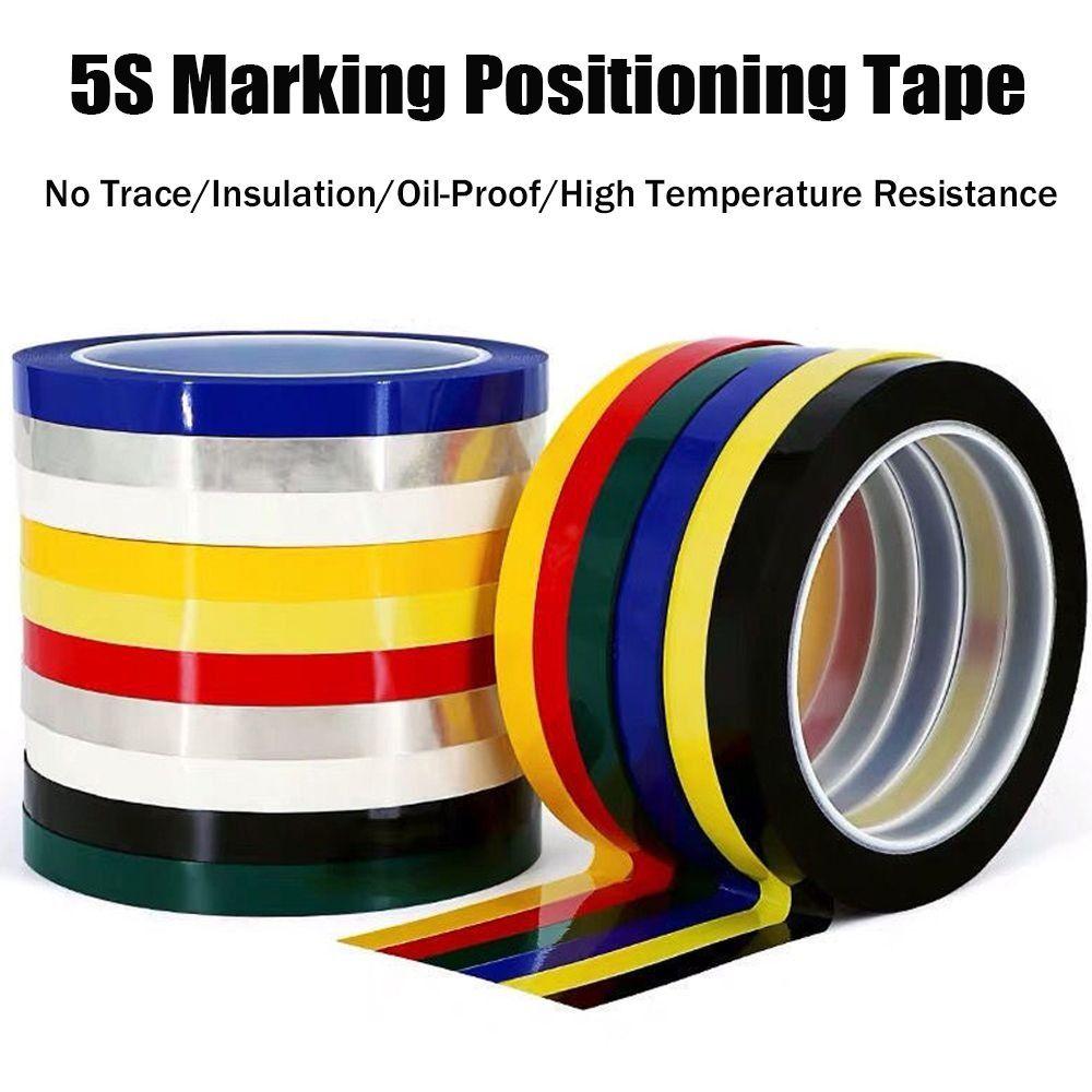 3/5/8/10mm Width Marking Tape 66 Meters Mylar Tape High Insulate Coding Tape