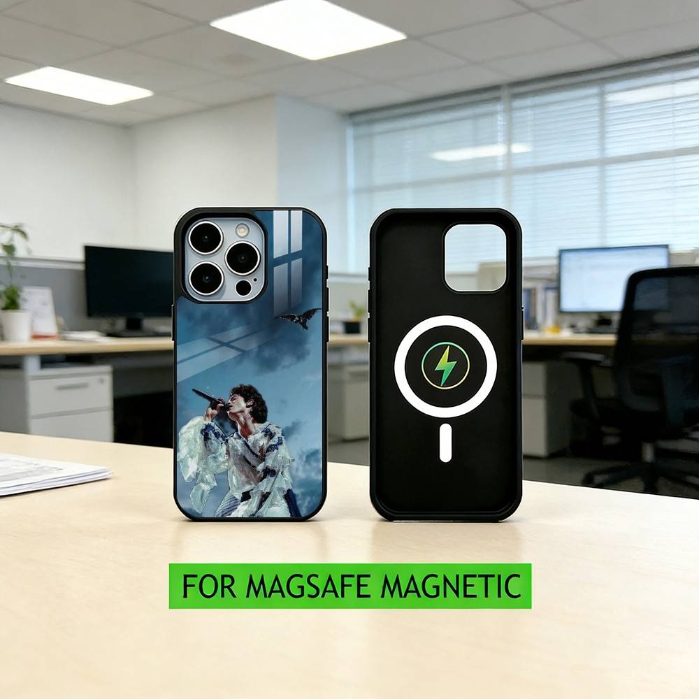 C-Conan G-Gray singer Phone Case For iPhone17,16,15,14,13,12,11 Plus,Pro Magnetic with Magsafe Wireless Charging