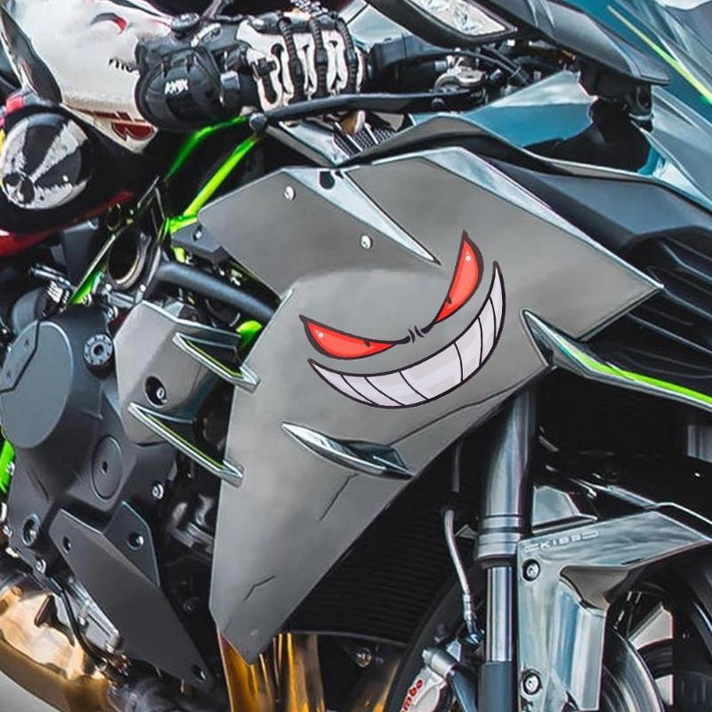 Наклейка «Глаз дьявола» для автомобиля, модификация кузова мотоцикла, наклейка «Глаз демона», шлем, индивидуальные декоративные наклейки «сделай сам»