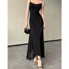 Chinese Kendall Style Waist-Slimming French Tulle Summer 2025 Long Dress