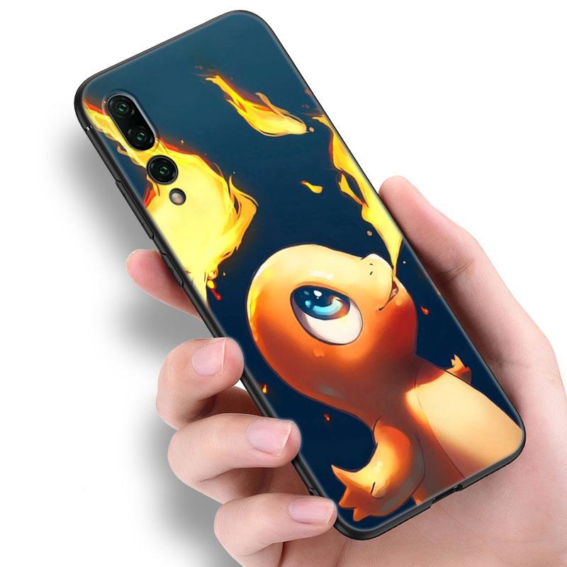 Милый чехол для телефона CCharmander PPokemon для Huawei Pura 70 Ultra P20 P30 P40 Lite P60 Art P50 Pro P50E P Smart 2018 2019 2020 2021