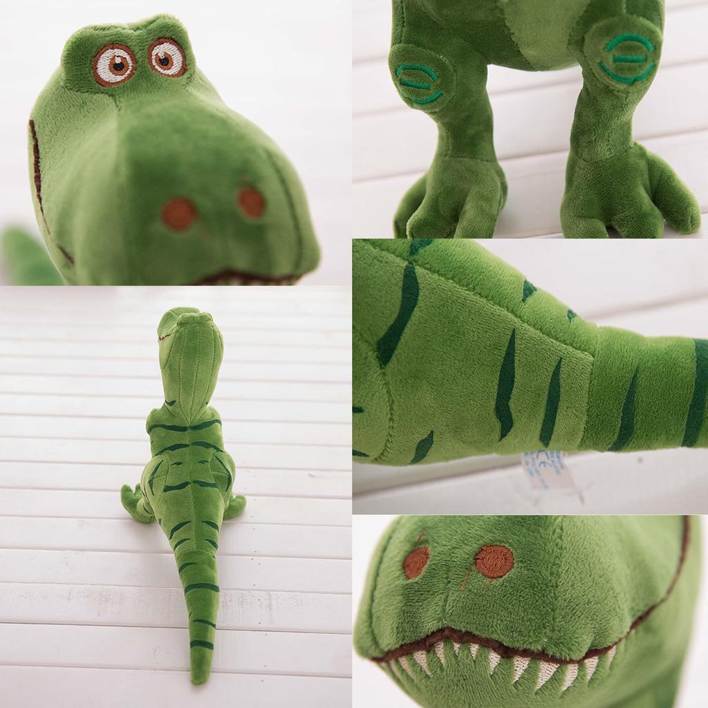 MIMIA 40cm T-Rex Plush Dinosaur, Perfect Gift for Kids, Birthday Gift, Fluffy T-Rex Body Pillow (Gray)