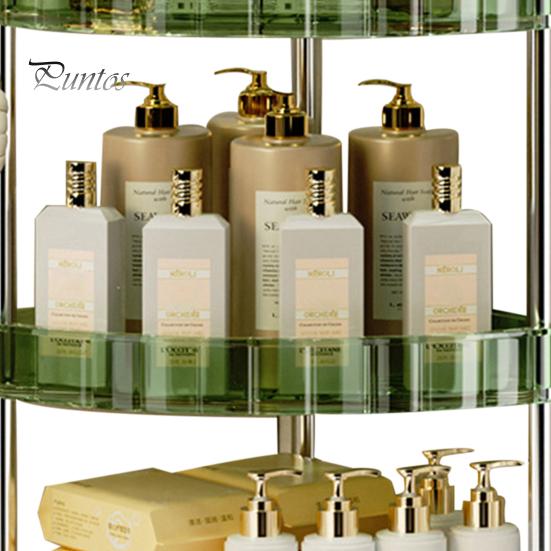 Угловой органайзер для ванной комнаты, стойка для хранения, большая вместимость, 3 уровня, 90 градусов, дизайн, органайзер для косметики, поднос для духов