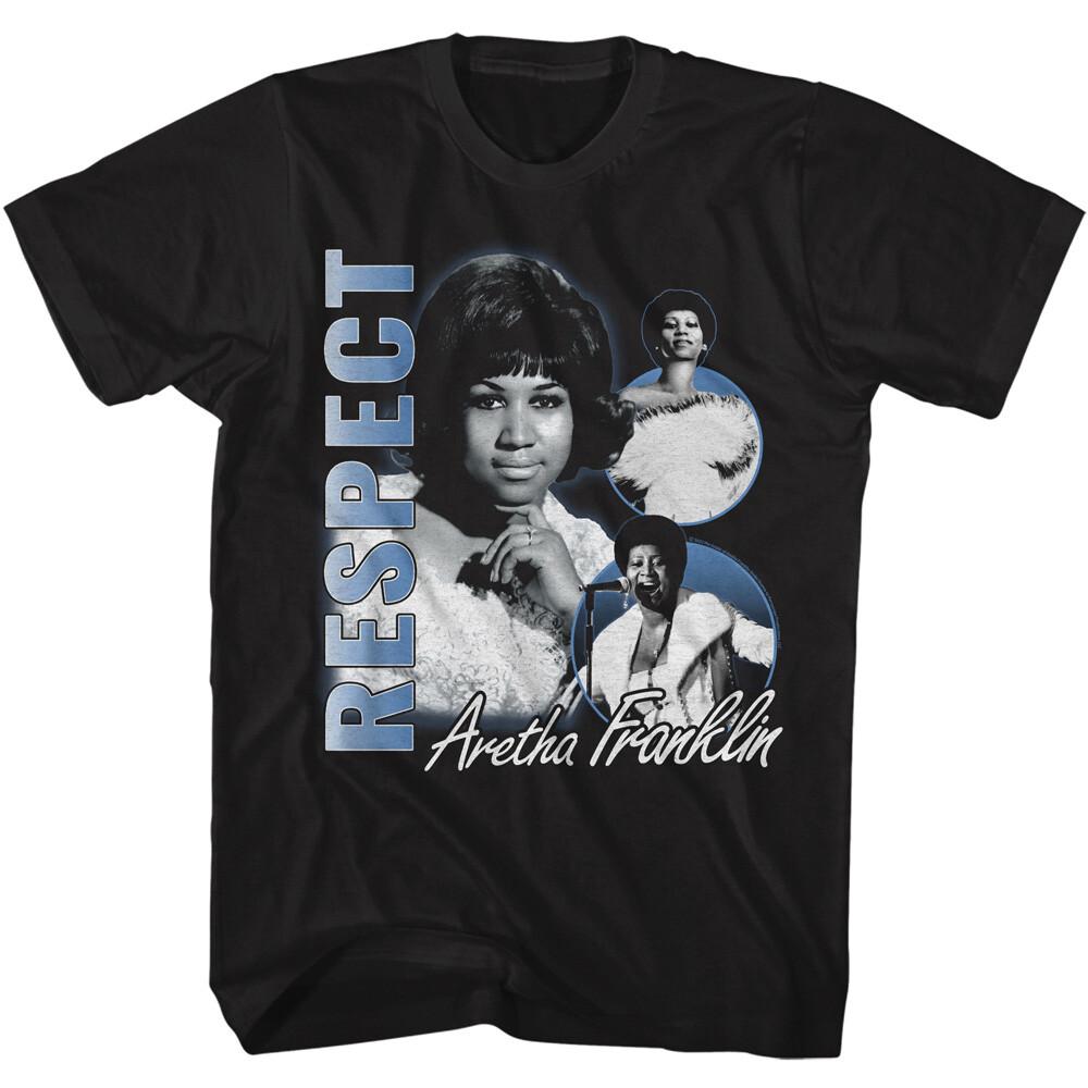 Aretha Franklin RESPECT Photo Collage Men's T Shirt Soul Music Merch Unisex T-Shirt
