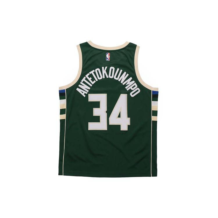 Nike Баскетбольная майка NBA Milwaukee Bucks Giannis Antetokounmpo Icon Edition Dri Fit Swingman 864489-323