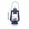 Metal Construction Iron Lantern Windproof Hanging Fuel Lantern  Emergency Lighting
