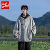 FAIR SPORT Мужская куртка с капюшоном в американском стиле, замшевая, с эффектом тай-дай, имитация двусторонней