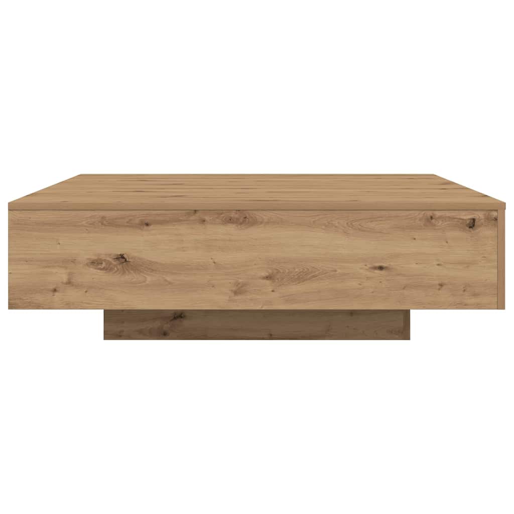Artisan Oak Coffee Table 100 x 100 x 31 cm Engineered Wood