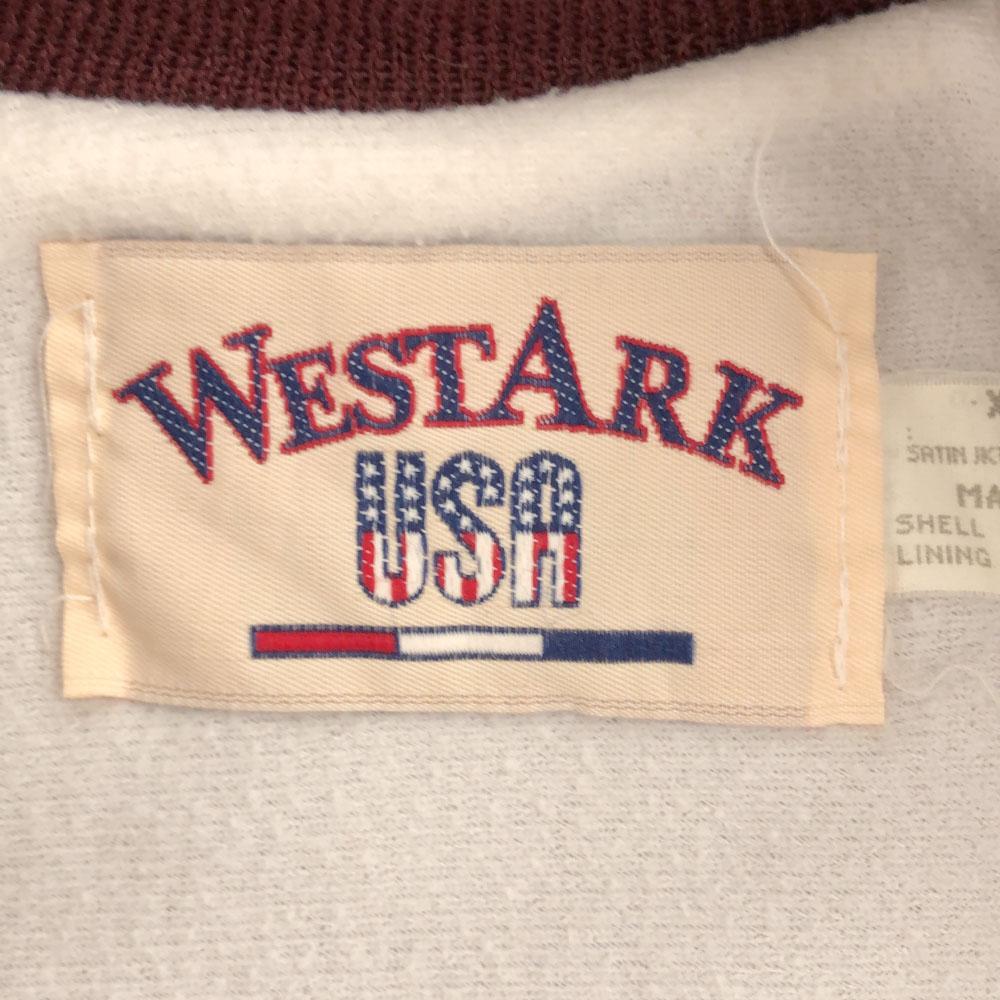 WESTARK 90-е Сделано в США Принт Нейлоновый Стажан XL Фиолетовая Куртка Пожилой Мужской Б/У