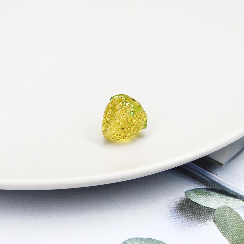 Клубничные глазированные бусины для изготовления украшений своими руками: Браслет, Подвеска, Серьги, Ожерелье, Аксессуары для заколок.