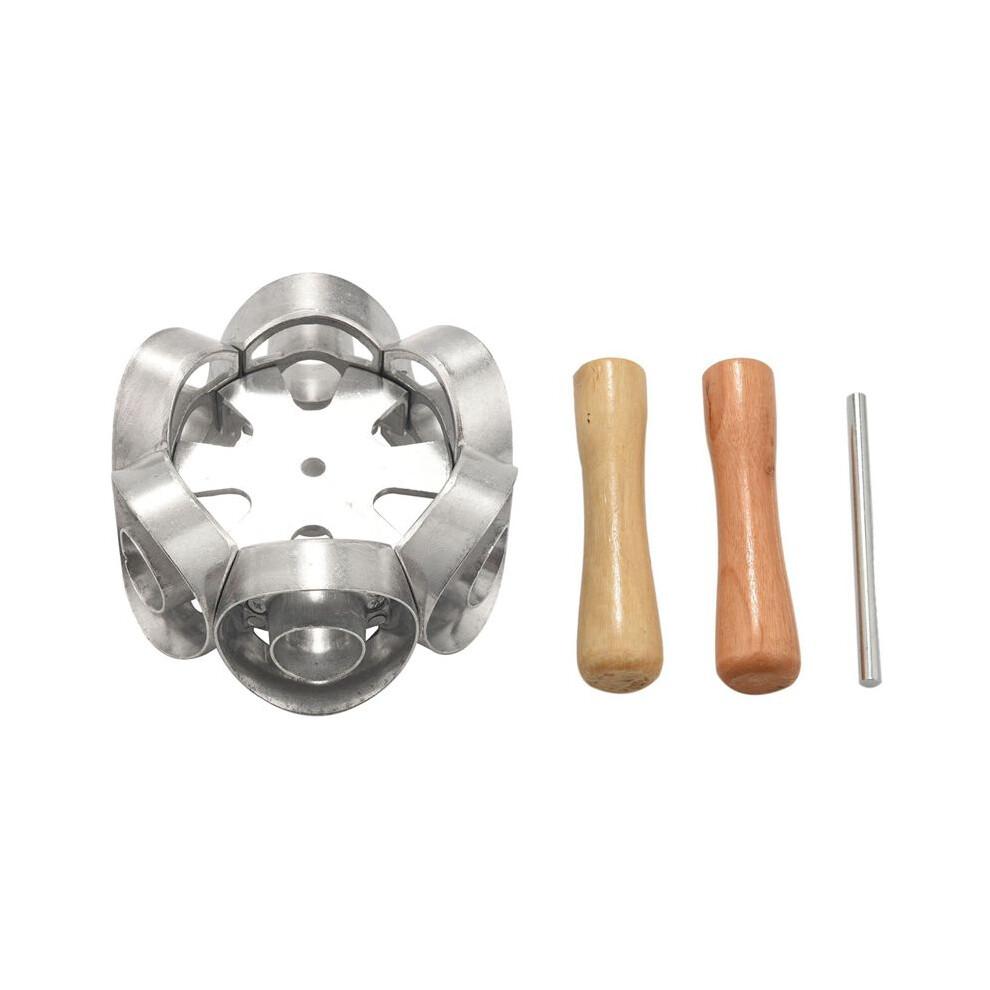 2X Rotary Donut Cutting Machine Mould Forming Machine Mould Metal Cake Mould