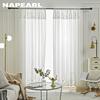 1 шт. NAPEARL 10-20% светоблокирующая прозрачная кружевная цветочная волнистая нижняя штора для гостиной спальни балкона домашнего декора