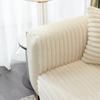 Super Soft Rabbit Plush Quilted Sofa Towel Winter Warm Thick Plush Couch Cover L-shaped Sectional Anti-slip Sofa Cover