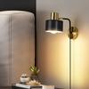 Read Rotatable Rocker LED Wall Light Bedroom Bedside Wall Lamps Living Room Study Corridor Modern Simple Decor Light  Fixtures