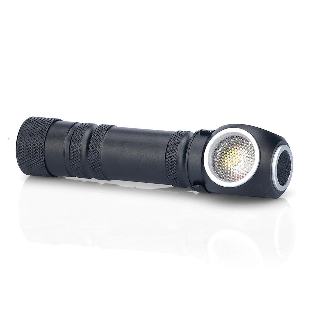 1PC Rechargeable Front Headlight with Portable Power Flashlight LED Flashlight with Magnetic, Suitable for Camping