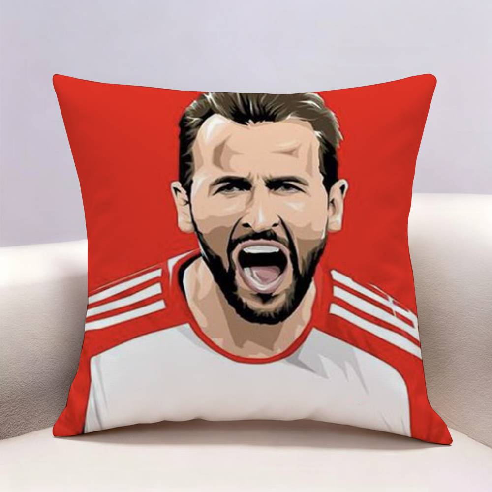 HHarry Kane football Doublesided print Pillow Case for Sofa Living Room Home office Decor Protective Cover