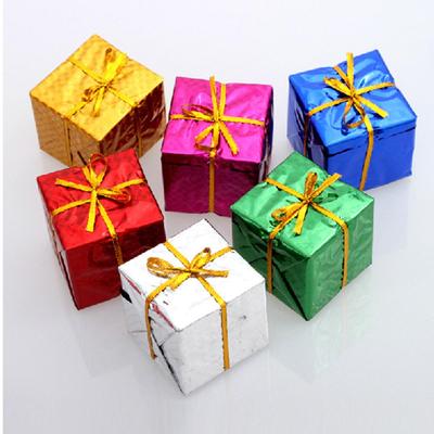 24 шт. 2,5 см изысканная рождественская елка подвесные украшения подарочная коробка для украшения фестиваля