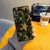 Мягкий чехол-бампер с камуфляжным рисунком для Samsung Galaxy A24 A31 A16 A21s A22 A23 A33 A34 A14 A15 A35 A41 A51 A52 A54