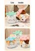 Cute Calico Cat Plush Toy Potted Plant Ornament