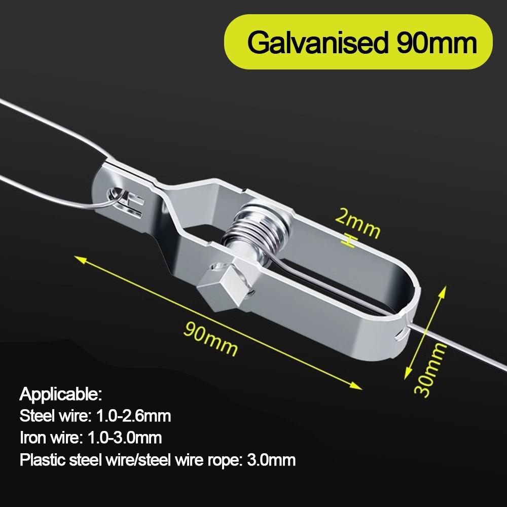 Heavy Duty Wire Tightener Silver Electric Fence Tightener New Wire Buckle Farm