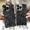 Чехол для телефона с крутым узором из углеродного волокна с покрытием для iPhone 16 17 Pro Max Air 16E 14 15 Plus 12 13 Mini, противоударный, с покрытием-подушкой безопасности