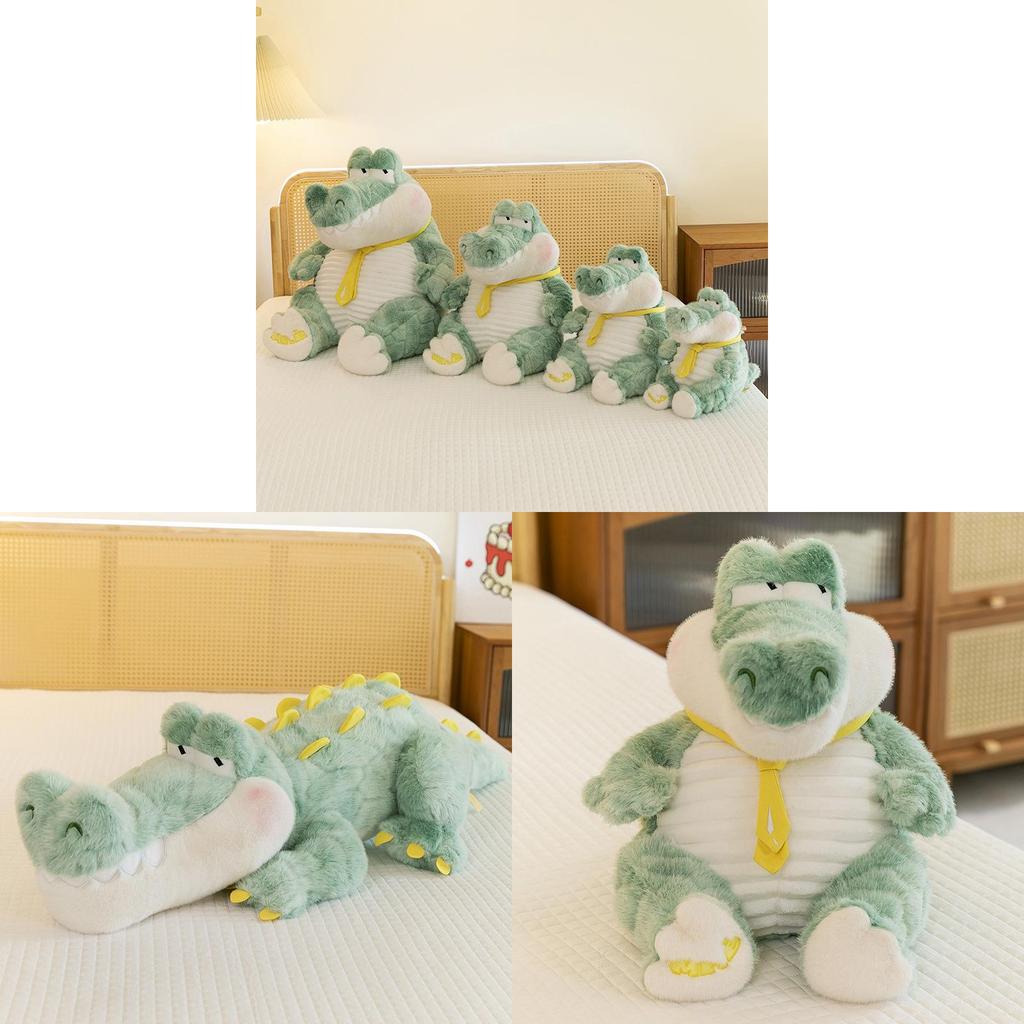 Очаровательная плюшевая игрушка Мистер Крокодил, идеально подходящая для детей и взрослых, мягкая, уютная подушка-подарок