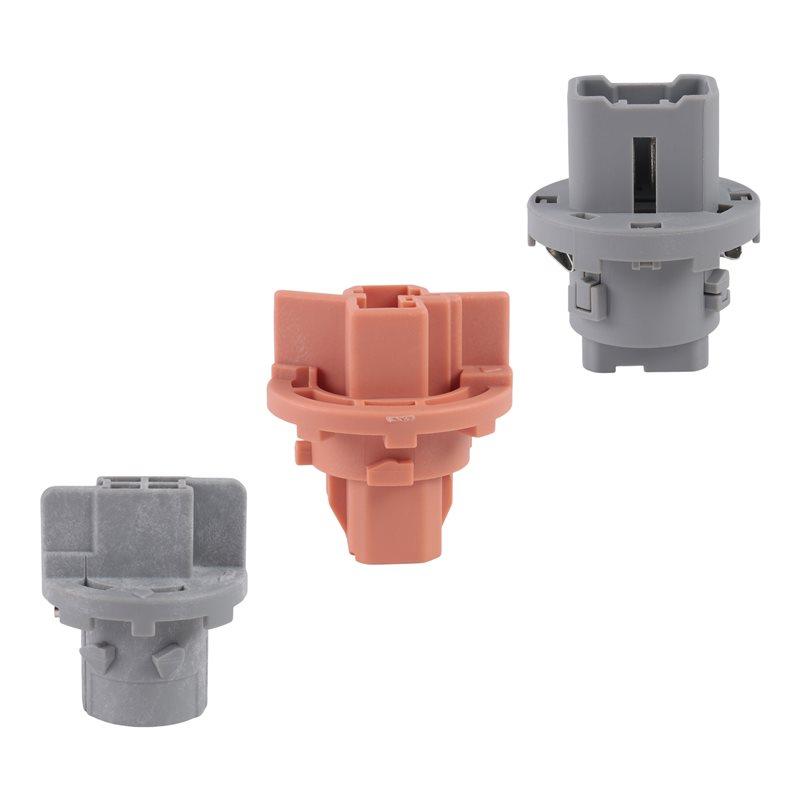 A21E-3Pcs For Toyota Land Cruiser Prado LC120 2003-2009 Bulb Base Tail Light Socket Brake Light Socket Reversing Light Socket