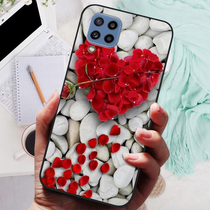 Чехол для Samsung M32 SM-M325F, ТПУ, Роскошный, Мягкий, Модный, Силиконовый Чехол для Телефона для Samsung Galaxy M32, Задняя крышка, Fundas, Оболочка