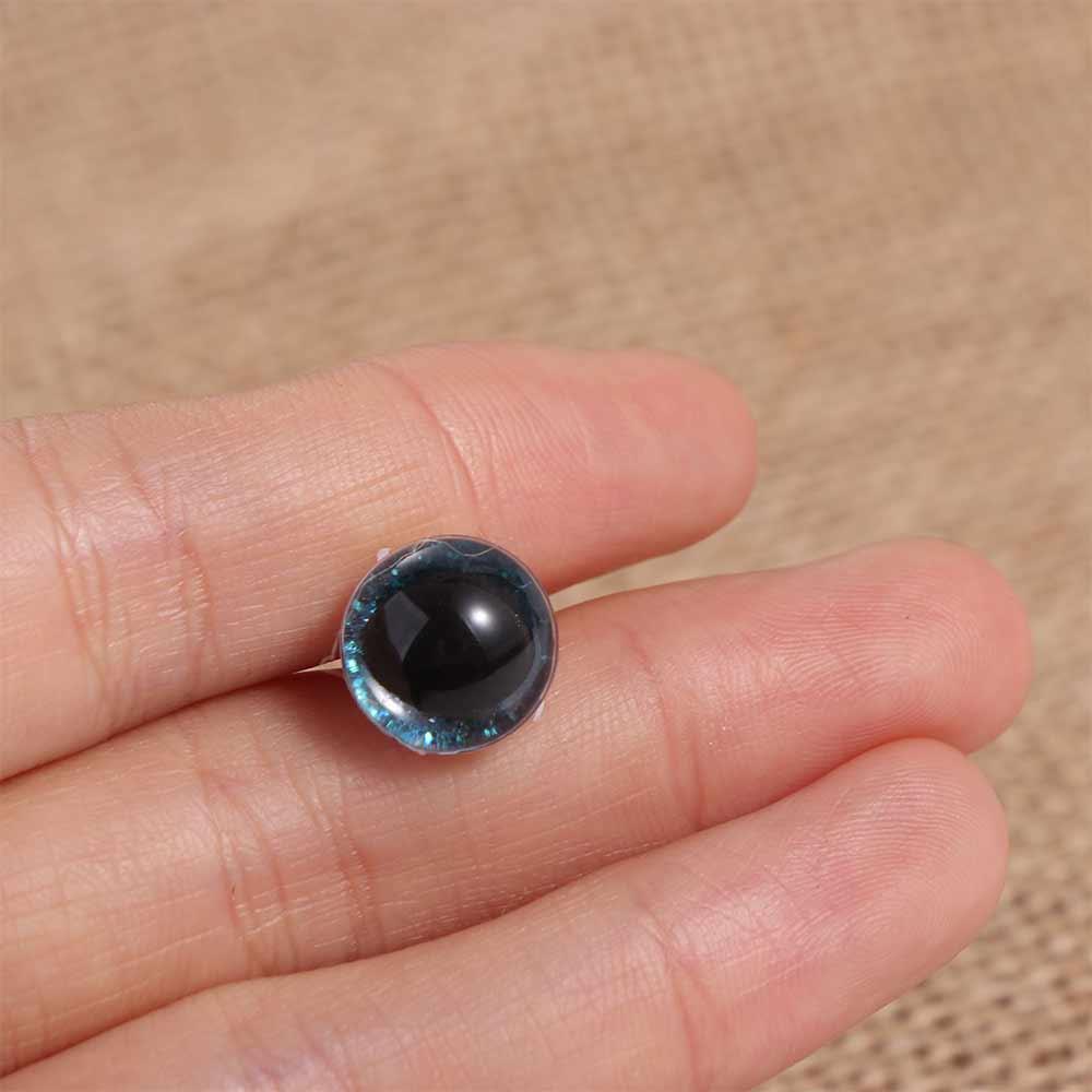 Глаза-глиттер, как кристаллы, безопасные для амигуруми и вязаных крючком игрушек - разные цвета