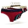 Women Sexy Lace G-strings Thongs Strings Woman Cotton Underwear Lingerie Ladies Panties Tangas T-back 6 Pcs