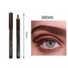 1/2Pcs Black Brown Eyebrow Pencil Waterproof Microblading Eyeliner Pen Tint Tattoo Makeup Long Lasting Quick Draw Eyelash Makeup