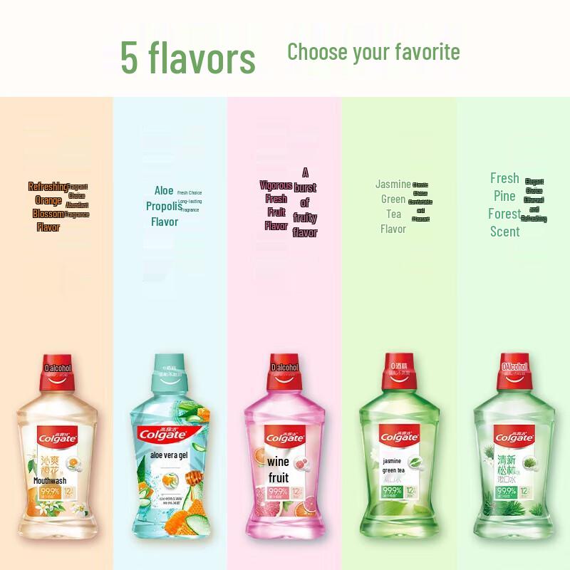 Colgate Multi-Flavor Mouthwash Set