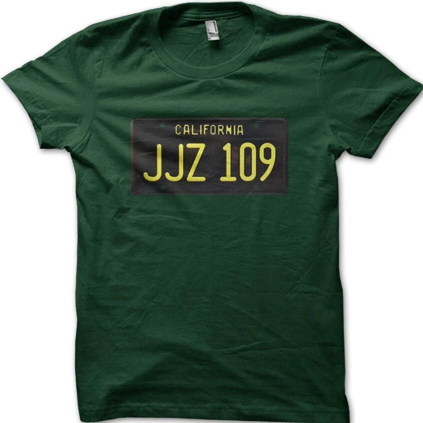 Mustang 390GT license plate JJZ109 68 bullitt cult film cotton t-shirt 9042