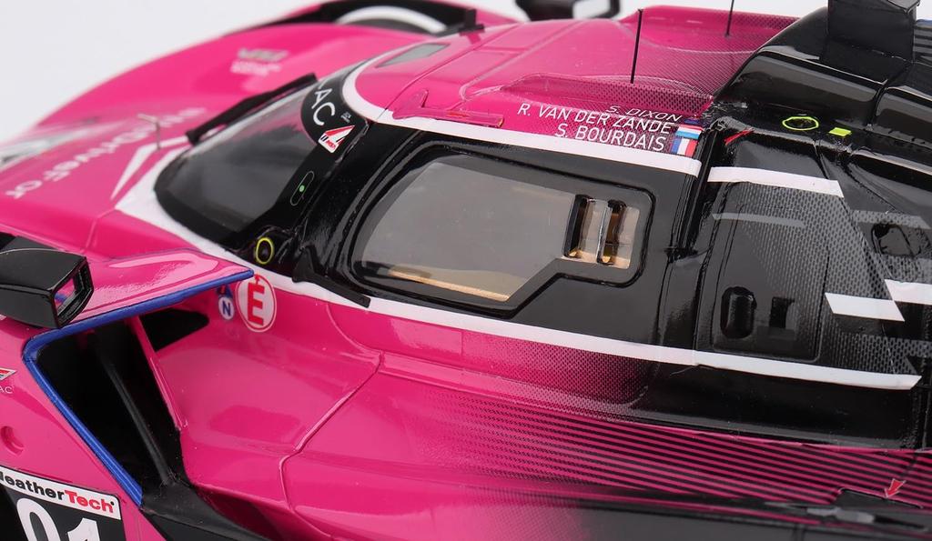 TOP SPEED Scale Cadillac V Series R IMSA Petit Le Mans 2024 Winning Car Cadillac Racing Finished Model TS0611 1/18 #01