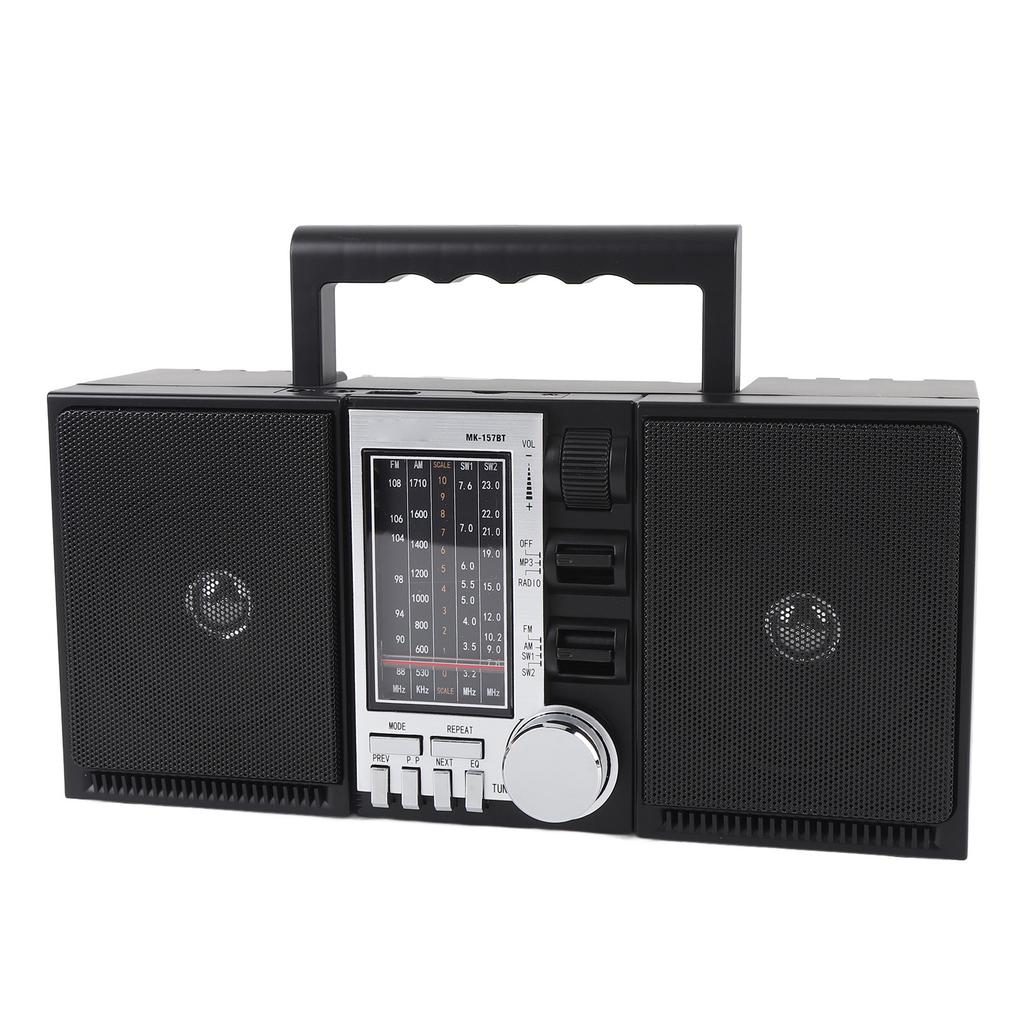 AM FM SW радио с Bluetooth динамиком стерео портативное коротковолновое радио длительное время воспроизведения перезаряжаемый