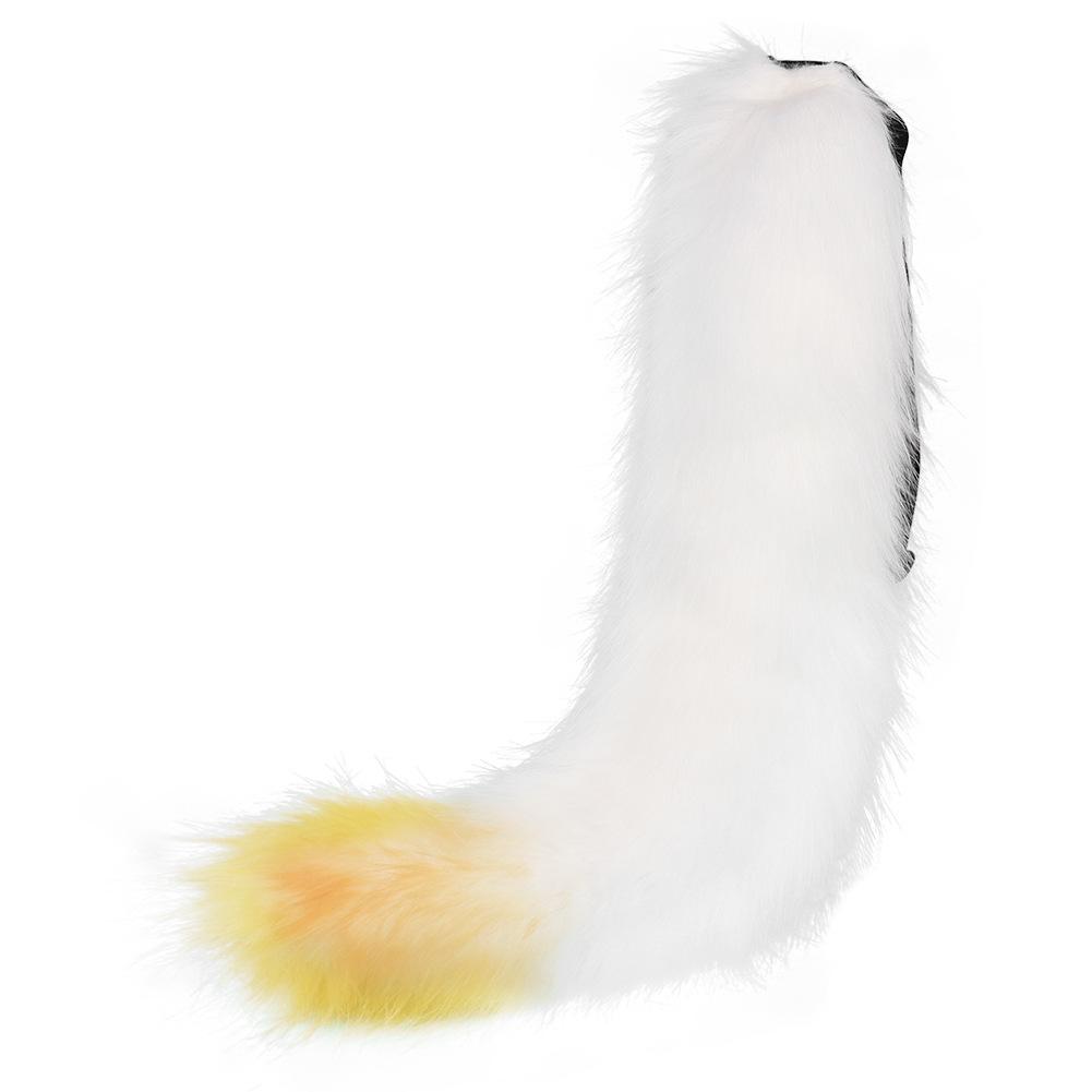Simulated animal tail cos Fox tail costume for cosplay events, live streaming props, wolf tail, dog tail accessories