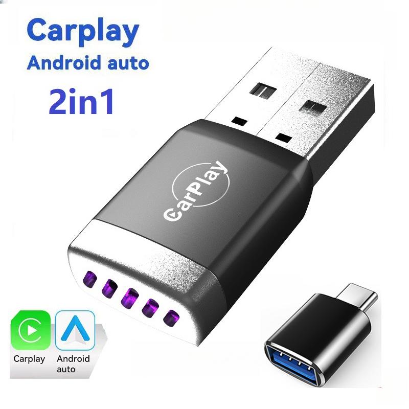 Новый беспроводной адаптер CarPlay Android Auto USB-донгл Смарт мини-бокс Plug and Play Универсальный для VW Toyota Nissan Honda Ford Benz