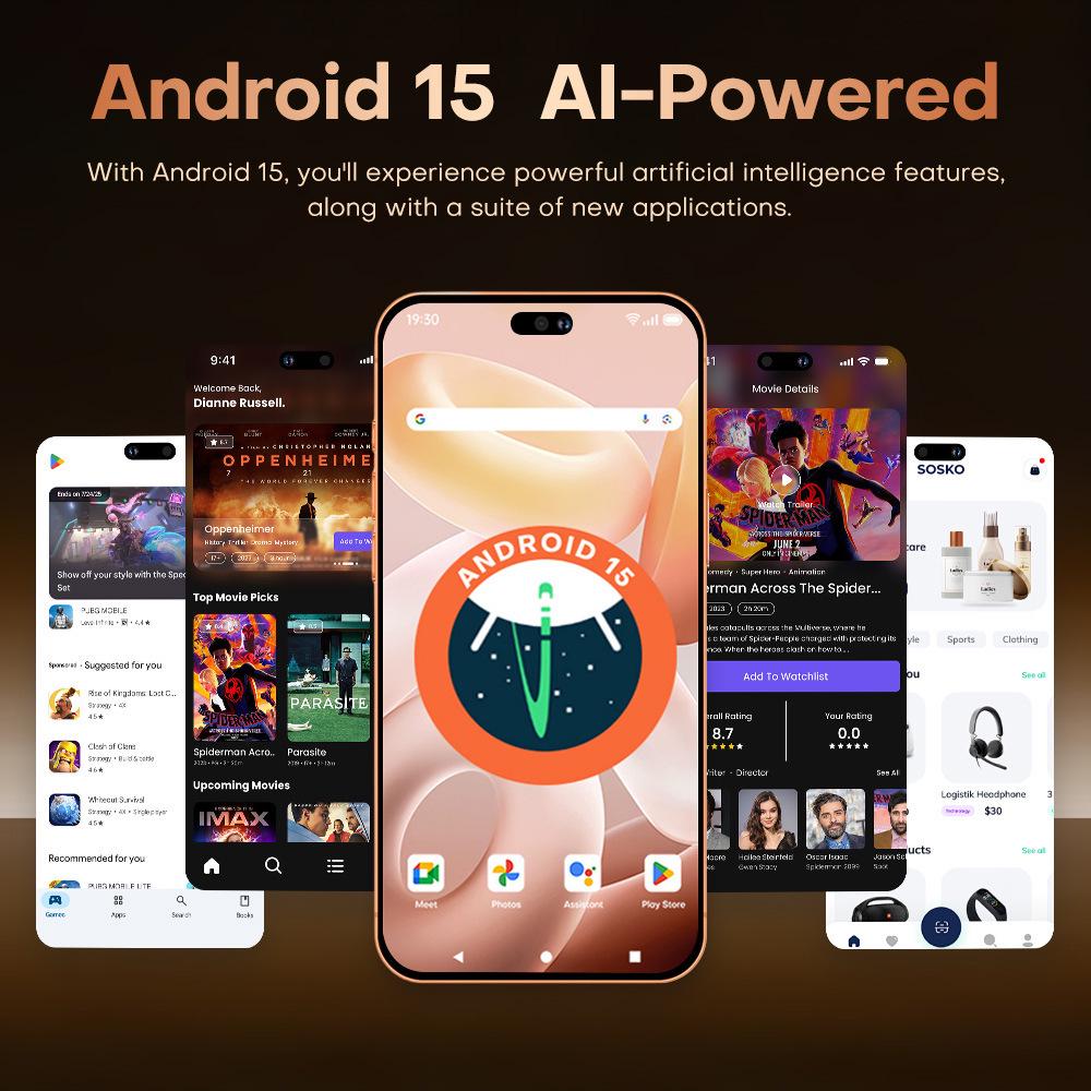 Новый смартфон i17 Pro Max 5G - 8 ГБ + 256 ГБ, 6,9-дюймовый дисплей, совершенно новый.