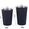 400/500ML Beer Cup Wide Mouth Drinking Cup Wine Cup Stainless Steel Cup  Restaurant