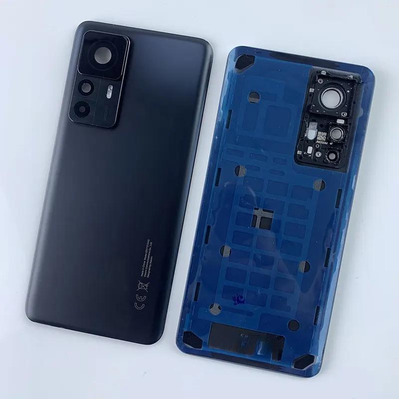 Для Xiaomi 12T задняя крышка батарейного отсека для Xiaomi 12T Pro задний корпус стеклянная дверь запасные части