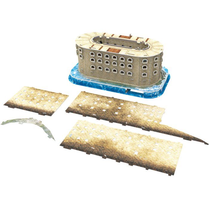 Puzzle 3D - MEGABLEU - Fort Boyard - 125 pièces - Dès 7 ans