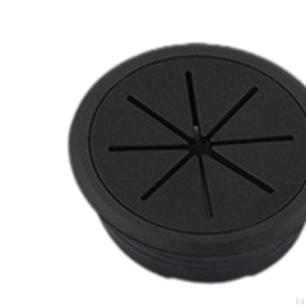 Крышка для кабельного отверстия Органайзер для настольного оборудования Управление и скрытие черного провода Гибкий