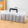 seimeinoki 900+ Card Storage Box, Trading Card Box, Clear, Large Capacity, Handheld Trading Card Case, Top Loader Case, Pokemon Card Case, Duel Master
