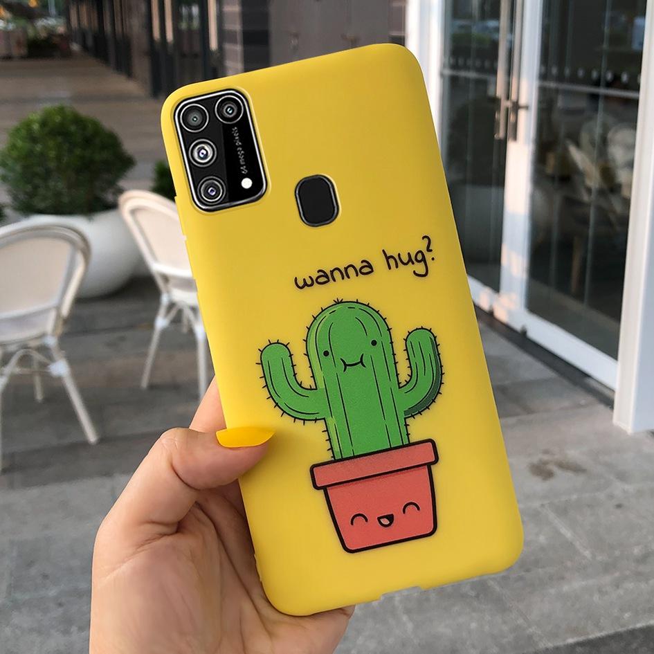 For Phone Case Samsung Galaxy M31 Prime Cover Soft Silicone Cute Phone Back Cases For Samsung M31 SM-M315F F41 M 31 Bumper Shell