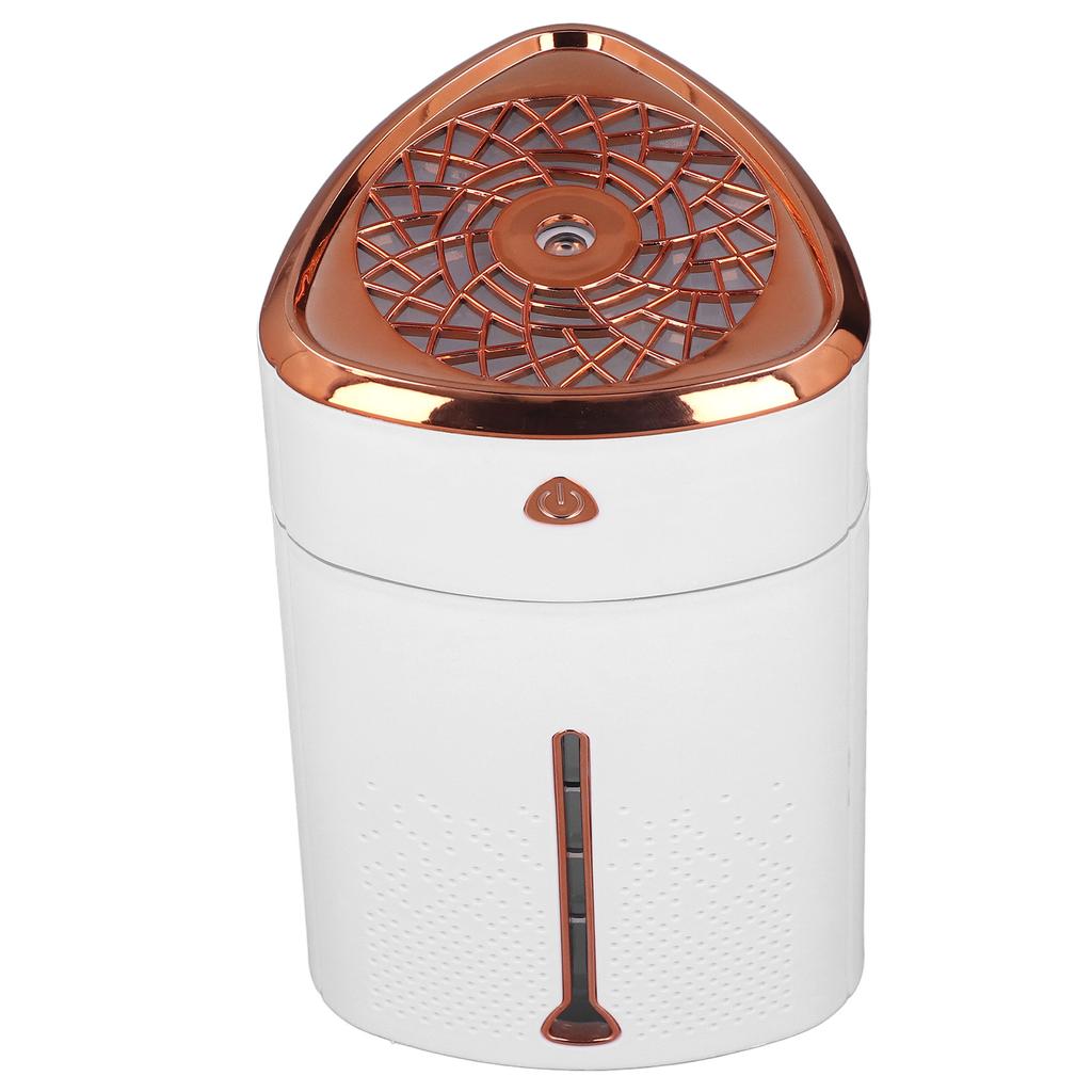 Настольный увлажнитель воздуха, белый, 1000 мл, USB-интерфейс, цветной светодиодный светильник, сенсорное управление, небольшой увлажнитель для дома