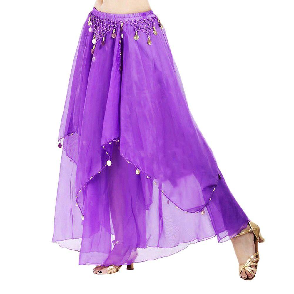 Tassels Sun Skirt Shining Show Costumes Belly Dance Skirt Spanish Skirt Dancing Skirt